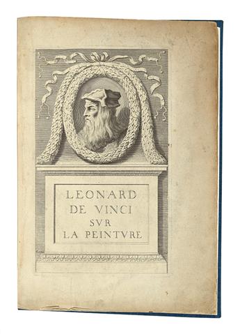 LEONARDO DA VINCI. Traitté de la Peinture. Donne au public et traduit ditalien en françois par R[oland] F[reart] S[ieur] D[e] C[hambra